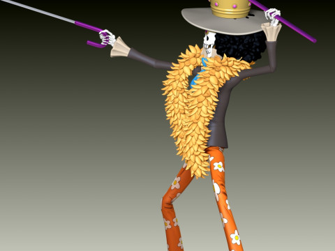 Brook Fan Art Model Cetak 3D