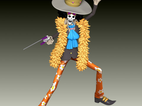 Brook Fan Art Model Cetak 3D