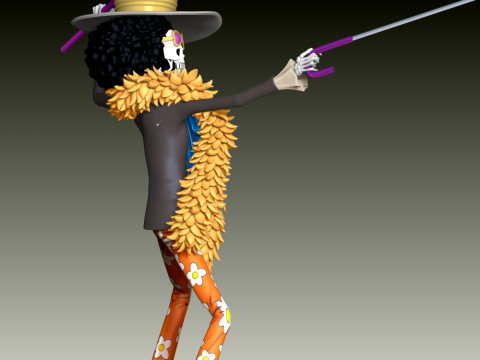 Brook Fan Art Model Cetak 3D