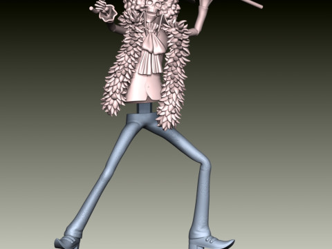 Brook Fan Art Model Cetak 3D