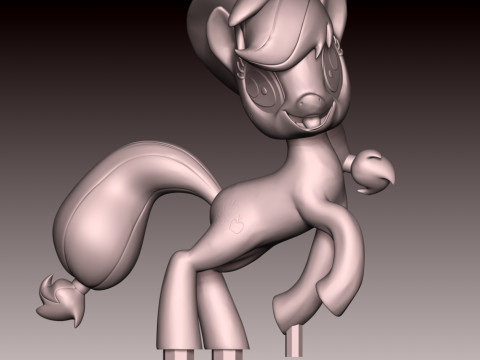 Applejack Fan Art 3D printmodel