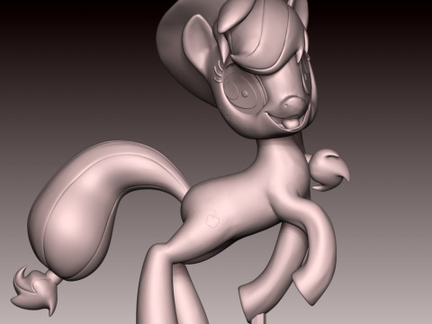Applejack Fan Art 3D printmodel