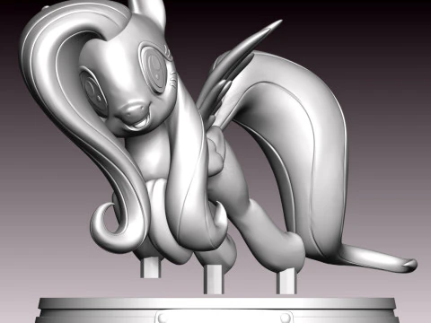 Fluttershy Fan Art 3D Print Model