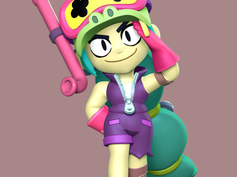 Alli - Brawl Stars 3D Print Model