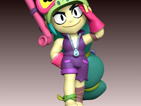 Alli - Brawl Stars Model Cetak 3D
