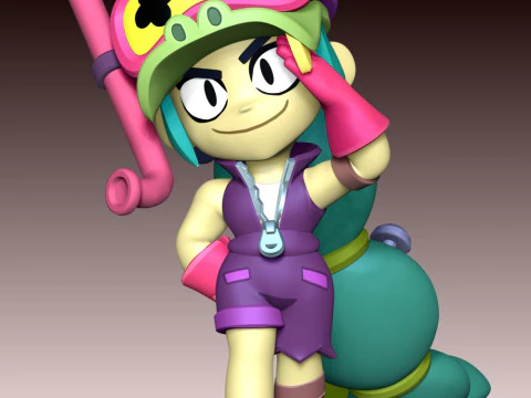 Alli - Brawl Stars 3D Print Model