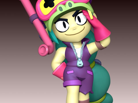 Alli - Brawl Stars Model Cetak 3D