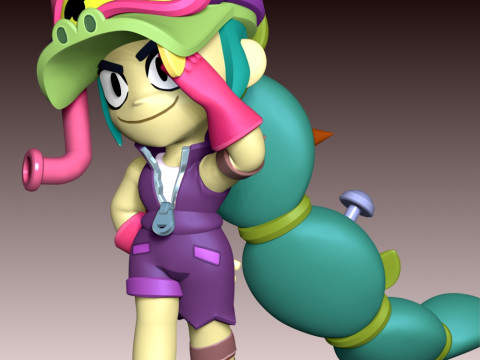Alli - Brawl Stars Model Cetak 3D
