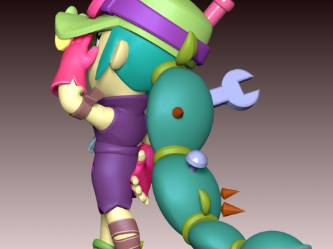 Alli - Brawl Stars Model Cetak 3D
