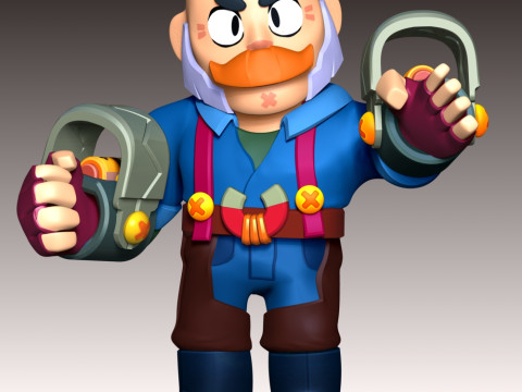 Sam - Brawl Stars Modello di stampa 3D