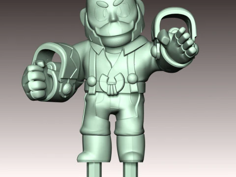 Sam - Brawl Stars 3D Print Model