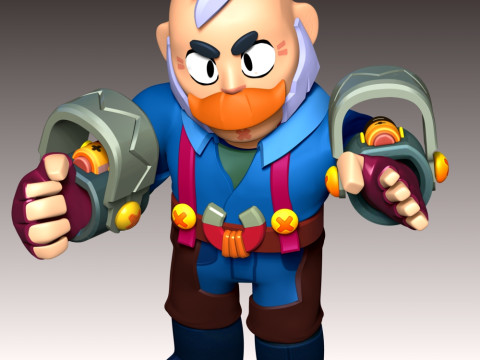 Sam - Brawl Stars Modello di stampa 3D
