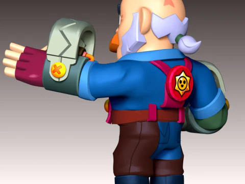 Sam - Brawl Stars 3D Print Model
