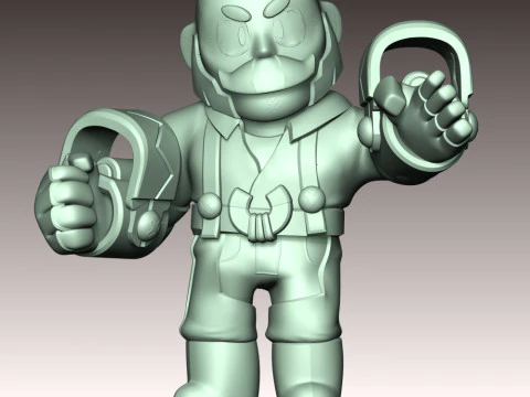 Sam - Brawl Stars 3D Print Model