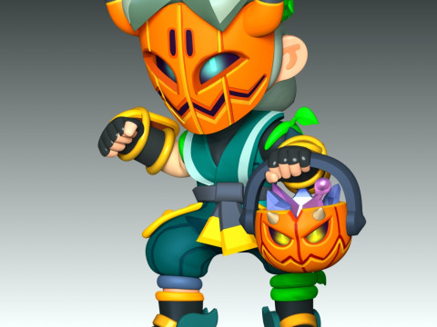 Kabocha Fang - Brawl Stars Modello di stampa 3D