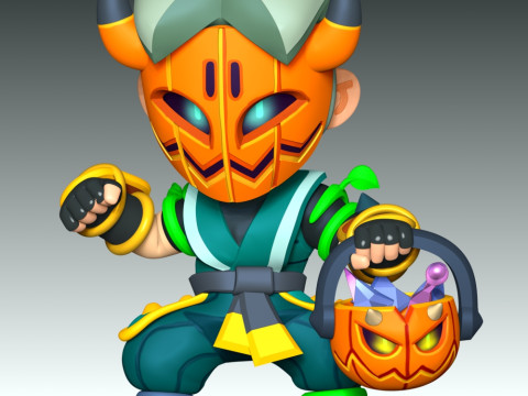 Kabocha Fang - Brawl Stars Modello di stampa 3D