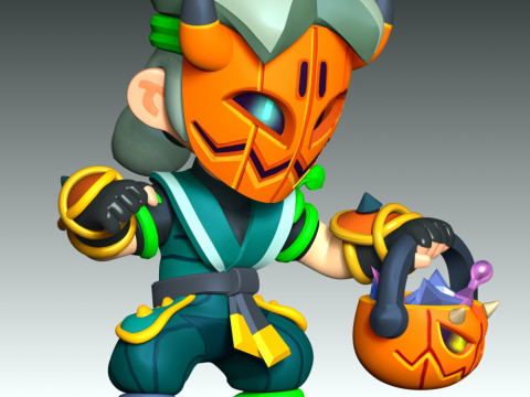 Kabocha Fang - Brawl Stars Modello di stampa 3D