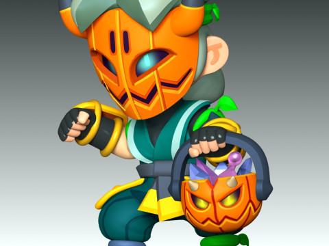 Kabocha Fang - Brawl Stars Modello di stampa 3D