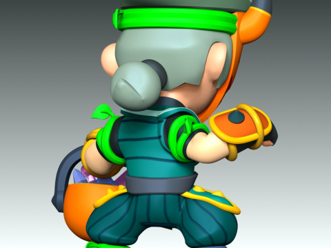 Kabocha Fang - Brawl Stars Modello di stampa 3D