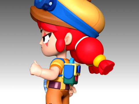 Jessie - Brawl Stars 3D Print Model