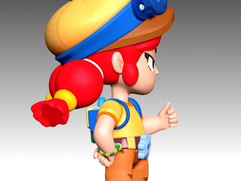 Jessie - Brawl Stars 3D Print Model