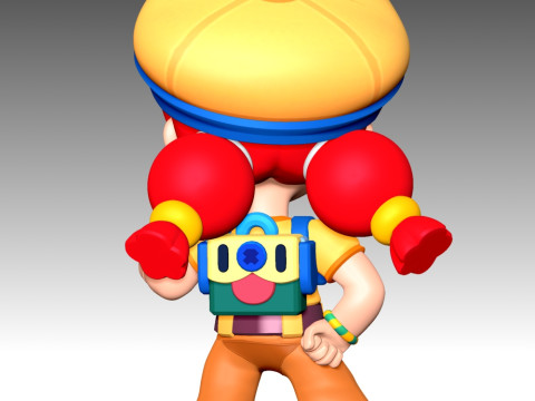 Jessie - Brawl Stars 3D Print Model