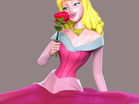 Princess Aurora 3D printmodel