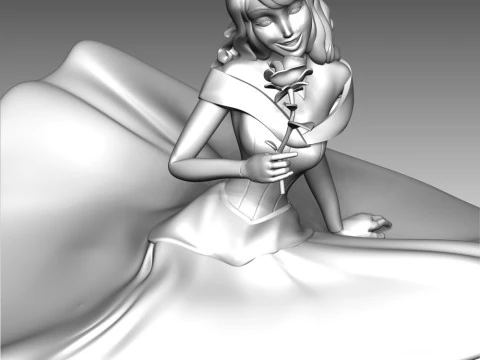 Princess Aurora 3D Print Model