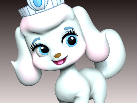 Pumpkin - Palace Pets Modèles 3D en vedette