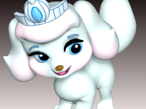 Pumpkin - Palace Pets Modèles 3D en vedette