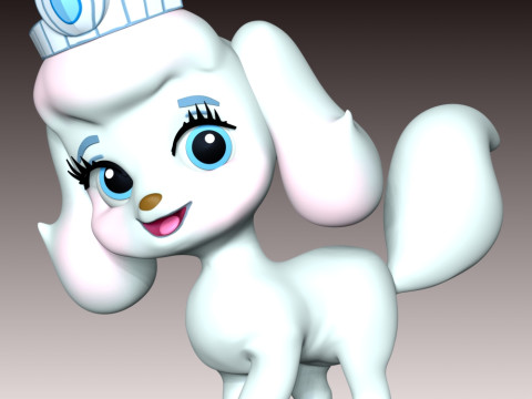 Pumpkin - Palace Pets Modèles 3D en vedette