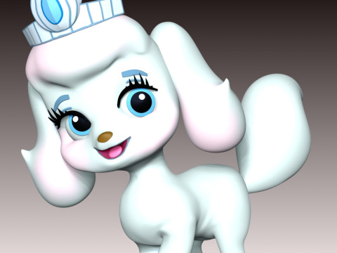Pumpkin - Palace Pets Modèles 3D en vedette