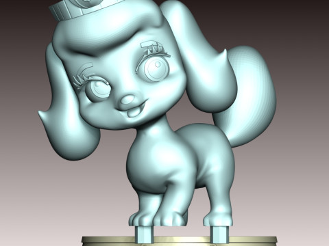 Pumpkin - Palace Pets Modèles 3D en vedette