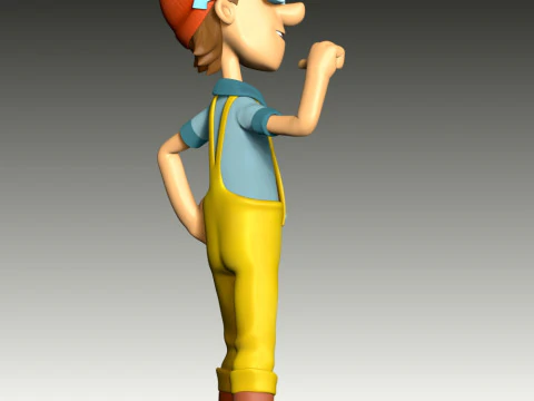 Captain Turbot Fan Art 3D Print Model