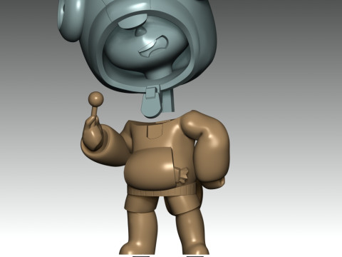 Leon - Brawl Stars 3D Принт Модель