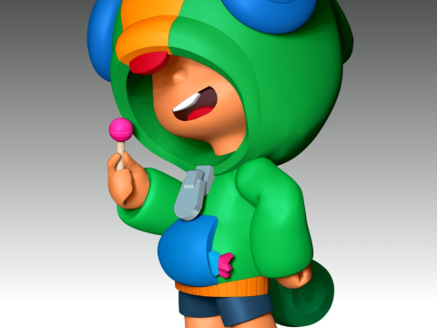 Leon - Brawl Stars 3D Принт Модель