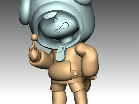 Leon - Brawl Stars 3D Принт Модель