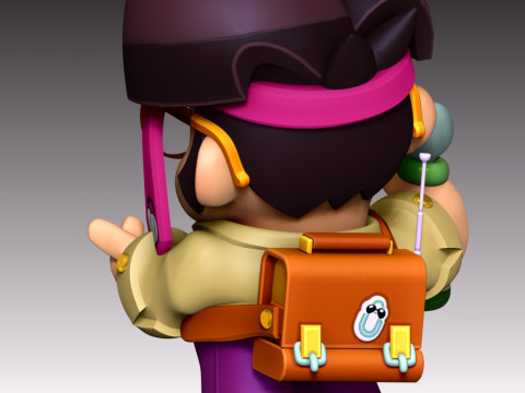 Jae-yong - Brawl Stars Modelo de Impressão 3D