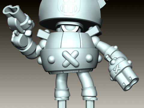 대릴 - 브롤스타즈 3D 프린트 모델