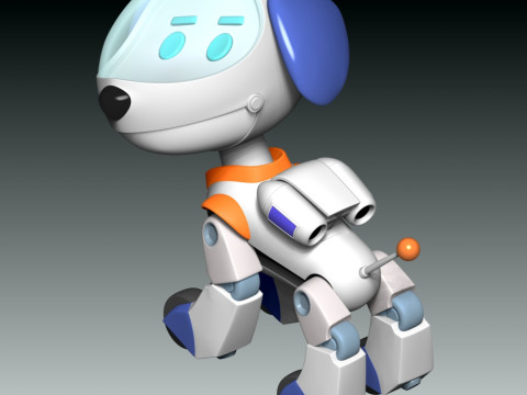 Robo-Dog Paw Patrol Model Cetak 3D