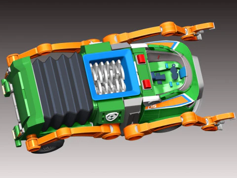 Rocky Vehicle Paw Patrol 3D Print Model