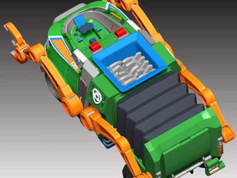 Rocky Vehicle Paw Patrol 3D Print Model