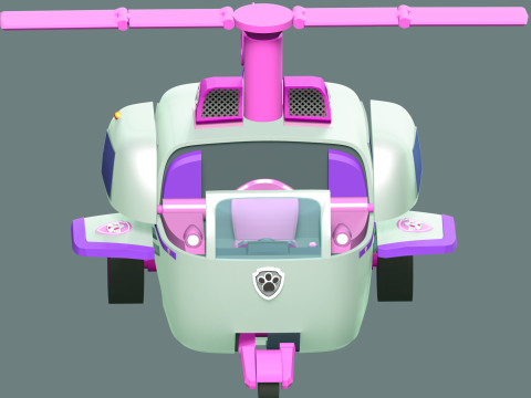 Skye Copter Paw Patrol Model Cetak 3D