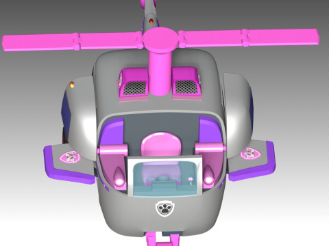 Skye Copter Paw Patrol 3Dプリントモデル