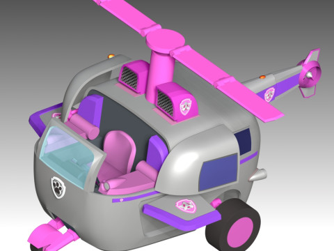 Skye Copter Paw Patrol 3Dプリントモデル
