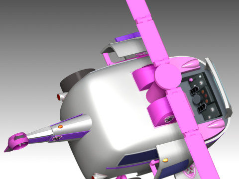 Skye Copter Paw Patrol 3Dプリントモデル