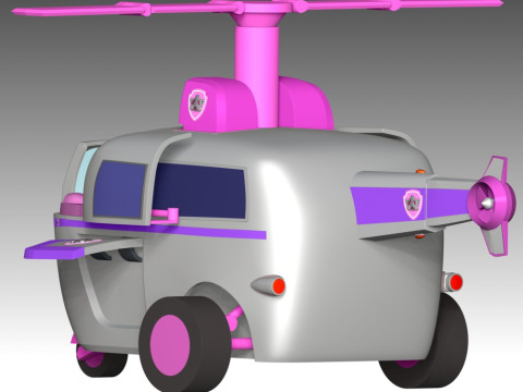 Skye Copter Paw Patrol 3Dプリントモデル