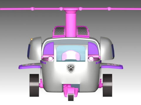 Skye Copter Paw Patrol 3Dプリントモデル