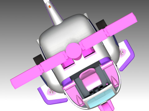 Skye Copter Paw Patrol 3Dプリントモデル