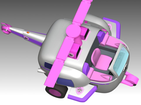 Skye Copter Paw Patrol 3Dプリントモデル